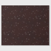Maroon mit weißen Glitzern Geschenkpapier (Flach)