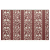 Maroon Mittelalterliche Vogelstreifen Stoff (Yard (91,4 cm))