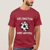 Maroon Monsters Erwachsenes Shirt (Vorderseite)
