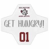 Maroon Monsters Fußball (Flach)