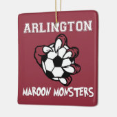 Maroon Monsters Ornament (Links)