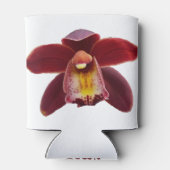 Maroon Orchids I Beautiful Red Floral Dosenkühler (Rückseite)