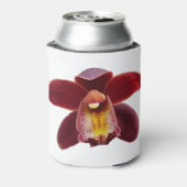 Maroon Orchids I Beautiful Red Floral Dosenkühler (Kanne Rückseite)