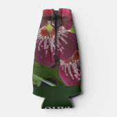 Maroon Orchids II Elegante Flaschenkühler (Rückseite)