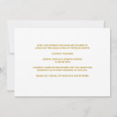 Maroon Osteopathic Medical School Abschluss Foto Ankündigung (Rückseite)