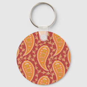Maroon Paisley: Türkisches Gurken-Ornament. Schlüsselanhänger