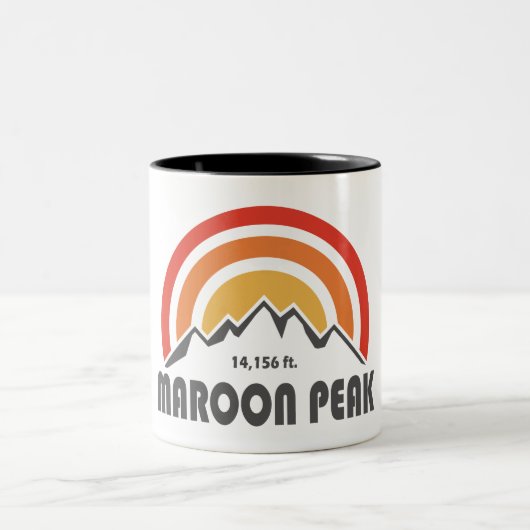 Maroon Peak Zweifarbige Tasse (Mittel)