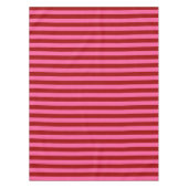 Maroon Red Pink Stripes Design Tischdecke (Vorderseite)