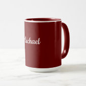 Maroon-Red Template, white text, Tasse (VorderseiteRechts)