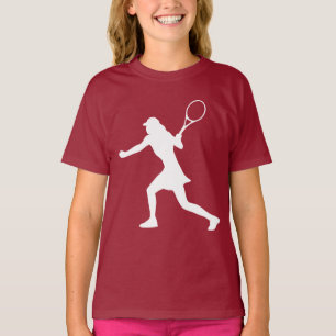 Maroon Red Tennis Sport Shirt
