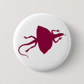 Maroon Reptil Button (Vorderseite)