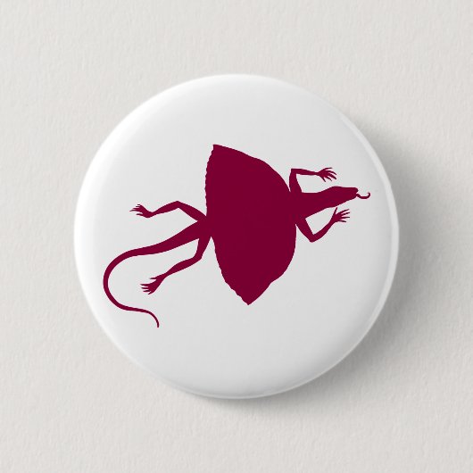 Maroon Reptil Button (Vorderseite)