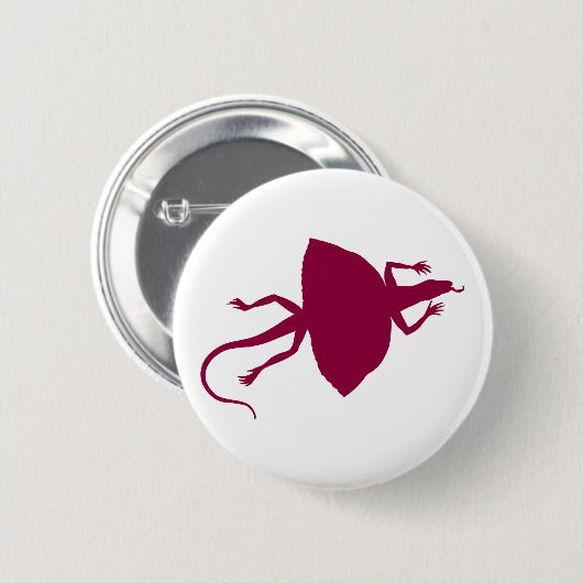 Maroon Reptil Button (Vorne & Hinten)