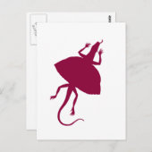 Maroon Reptil Postkarte (Vorne/Hinten)