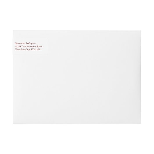 Maroon Retro Big Numbers Class (Vorderseite)