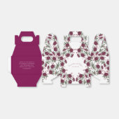 Maroon Rose Wedding Geschenkschachtel (Ungefaltet)