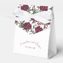 Maroon-Rosen-Hochzeit Geschenkschachtel