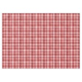 Maroon, Rot und Rosa Tartan Kariert Tischdecke (Vorderseite (Horizontal))