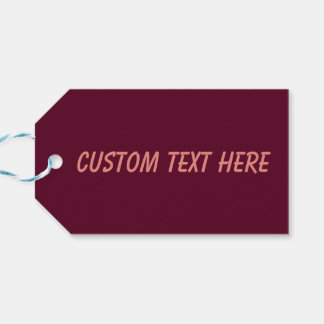 Maroon schlicht minimalistisch geschenkanhänger