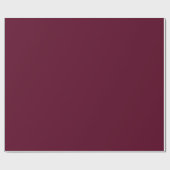 Maroon schlicht minimalistisch geschenkpapier (Flach)