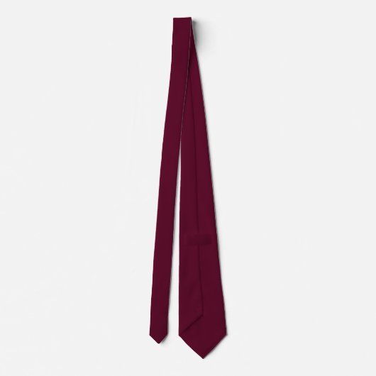 Maroon schlicht minimalistisch krawatte (Rückseite)