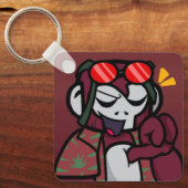 Maroon Schlüsselanhänger (Vorderseite)