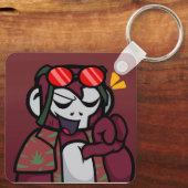 Maroon Schlüsselanhänger (Rückseite)