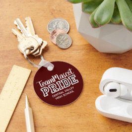 Maroon School Pride Mascot Name Schlüsselanhänger