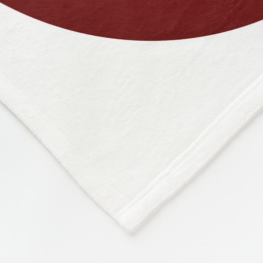 Maroon schwarze Volleyballs Mädchen Sportstube Dek Fleecedecke (Ecke)