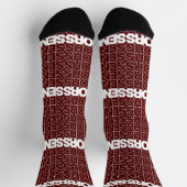 Maroon Seniors Seniors Seniors Socks Socken (Oben)