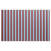 Maroon & Sky Blue Lines Muster Stoff (Fat Quarter (45,7 x 55,9 cm))
