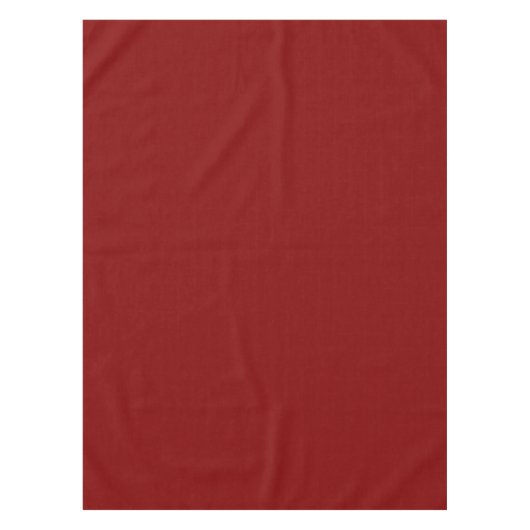 Maroon Solid Color | Classic | elegant Tischdecke (Vorderseite)