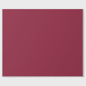Maroon Solid Wrapping Paper Geschenkpapier (Flach)