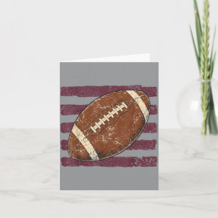 Maroon Spieltag-Teamgeist High School Football Karte