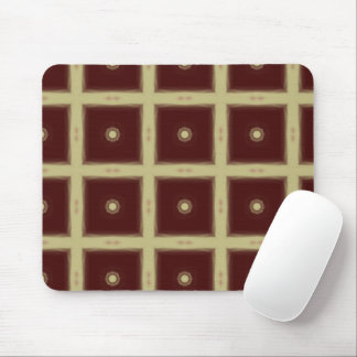 Maroon Square tiles mouse pad Mousepad
