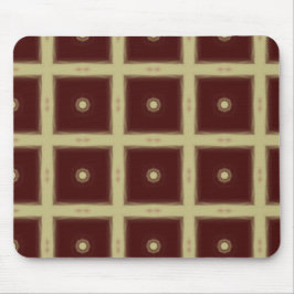 Maroon Square tiles mouse pad Mousepad
