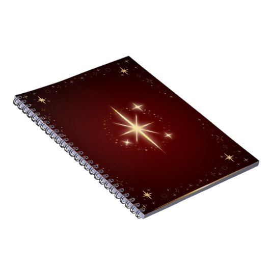 Maroon Star Notizblock (Rechte Seite)