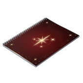 Maroon Stern Notizblock (Linke Seite)