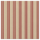 Maroon & Tan Lined Pattern Stoff (Nahaufnahme)