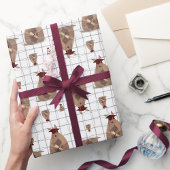 Maroon Texas Graduate Armadillo Geschenkpapier