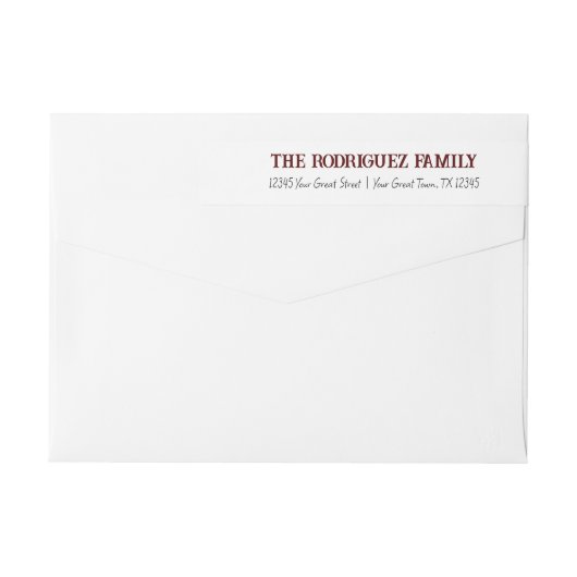 Maroon Texas JOY Holiday (Rückseite)