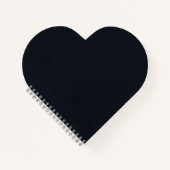Maroon Texture Heart Shaped Spiral Bound Notebook Notizblock (Vorderseite)