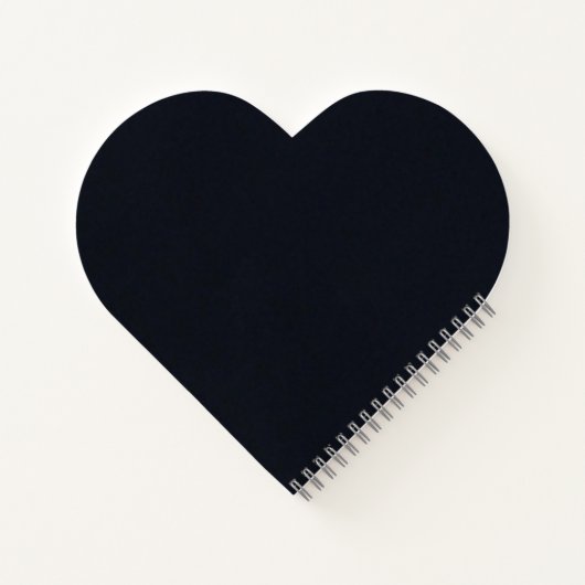 Maroon Texture Heart Shaped Spiral Bound Notebook Notizblock (Rückseite)