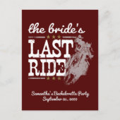 Maroon The Bride's Last Ride Postkarte (Vorderseite)