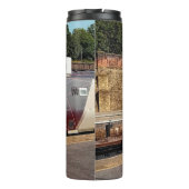 Maroon Thermosbecher (Rückseite)