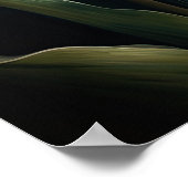 Maroon Tulip Blume Art Print Poster (Ecke)