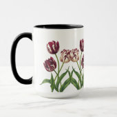 Maroon Tulips Tasse (Links)
