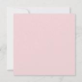 Maroon und blassrosa ästhetische Hochzeitseinladun Einladung (Rückseite)