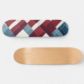 Maroon und blauer Hintergrund mit Texturen Skateboard (Horizontal)