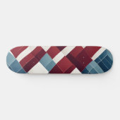 Maroon und blauer Hintergrund mit Texturen Skateboard (Horizontal)